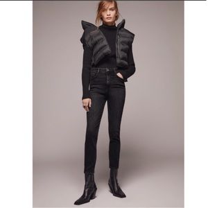 🌟💖Host Pick✨💫🎉ZARA Black High Waisted Vintage Dark Rinse Skinny Jeans